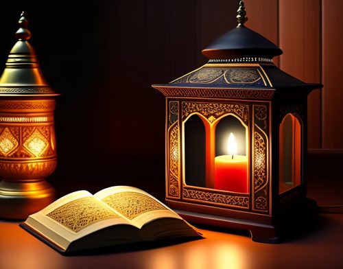 free-photo-ramadan-kareem-eid-mubarak-royal-elegant-lamp-with-mosque-holy-gate-with-fireworks